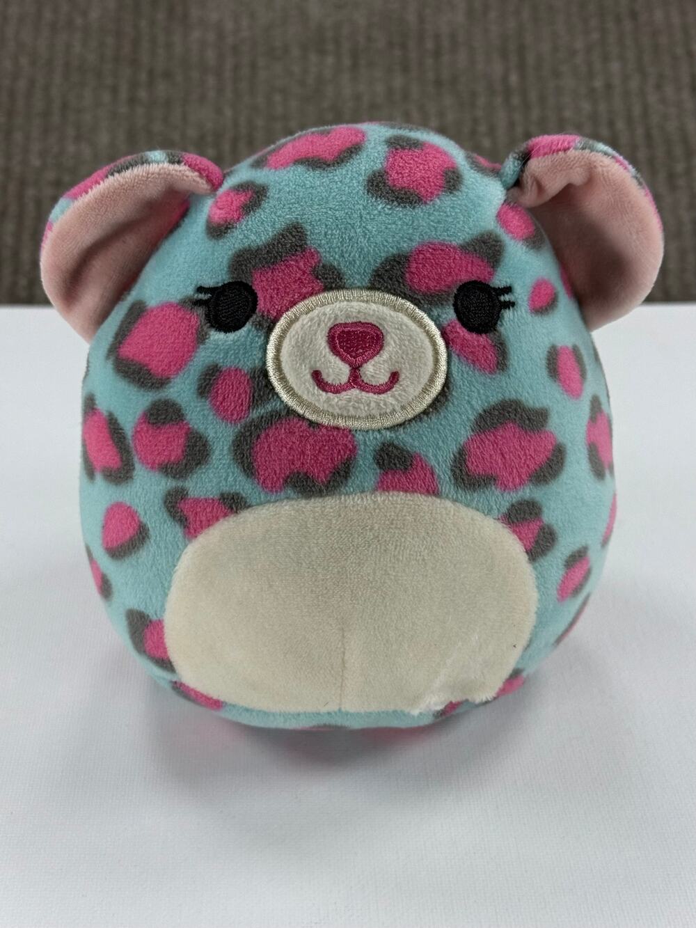 Squishmallow 5" Chelsea the Cheetah Blue Pink Leopard Print Plush Mini